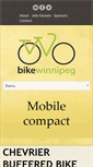 Mobile Screenshot of bikewinnipeg.ca