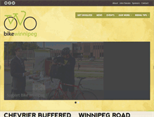 Tablet Screenshot of bikewinnipeg.ca